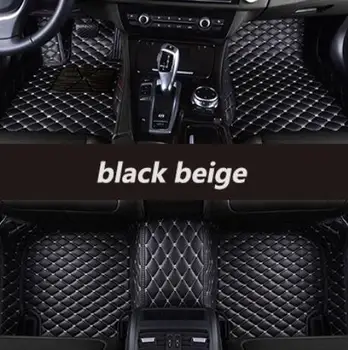 

MSUEFKD Car Floor Mats For Ford all models focus fiesta ranger kuga mondeo fusion explorer s-max car styling Car Carpet Covers
