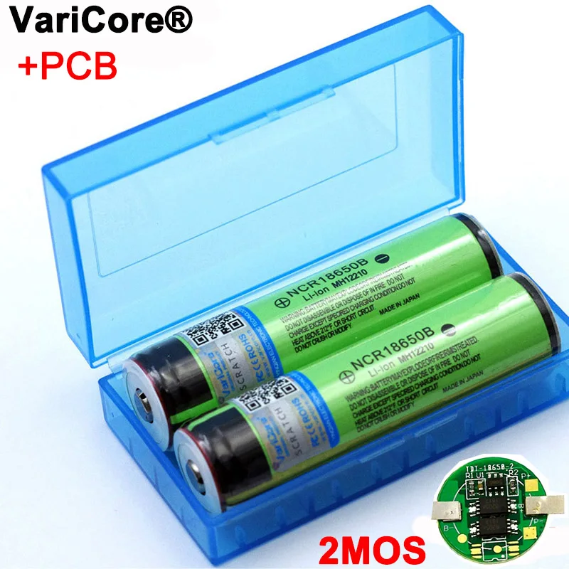 VariCore New Protected 18650 NCR18650B 3400mAh Rechargeable battery 3.7V with PCB For Flashlight batteries|rechargeable battery|battery 3.7vbattery rechargeable - AliExpress