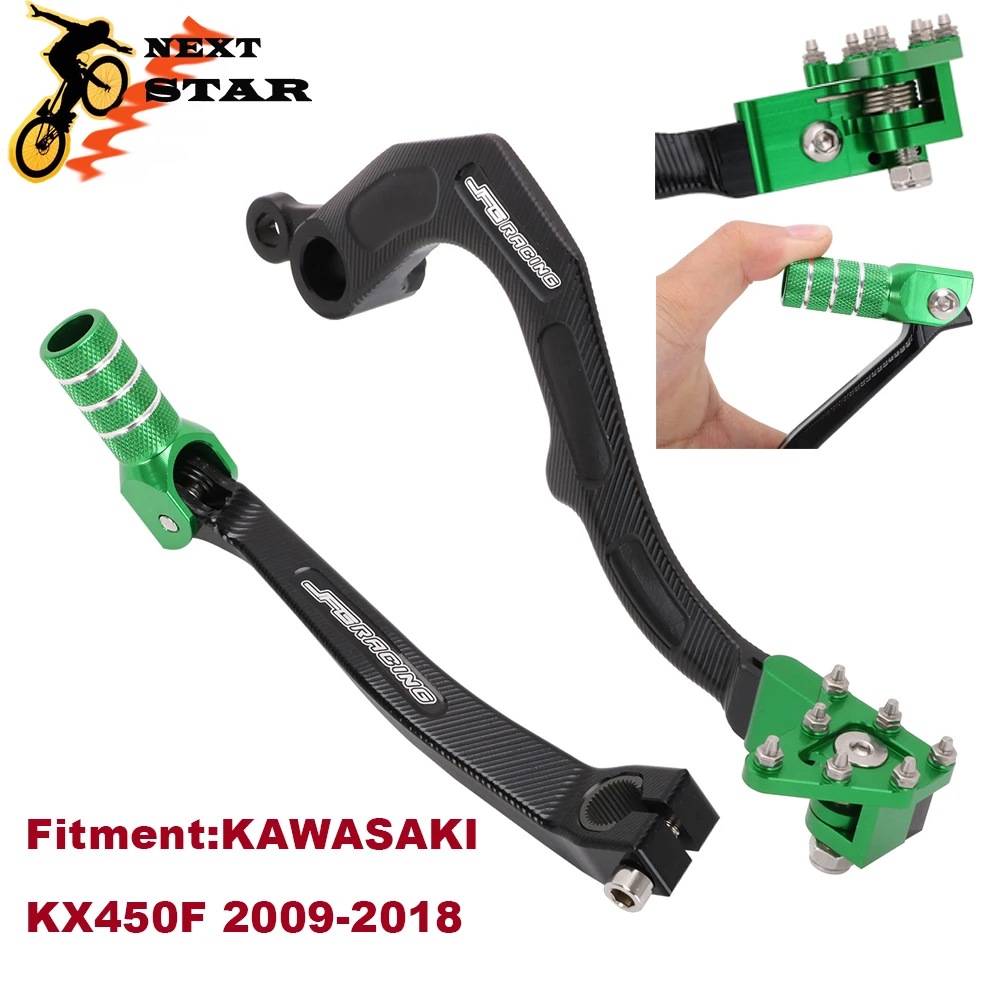 Складной рычаг переключения передач с ЧПУ для мотоцикла Kawasaki KX450F KX KXF450 450F KXF 2009