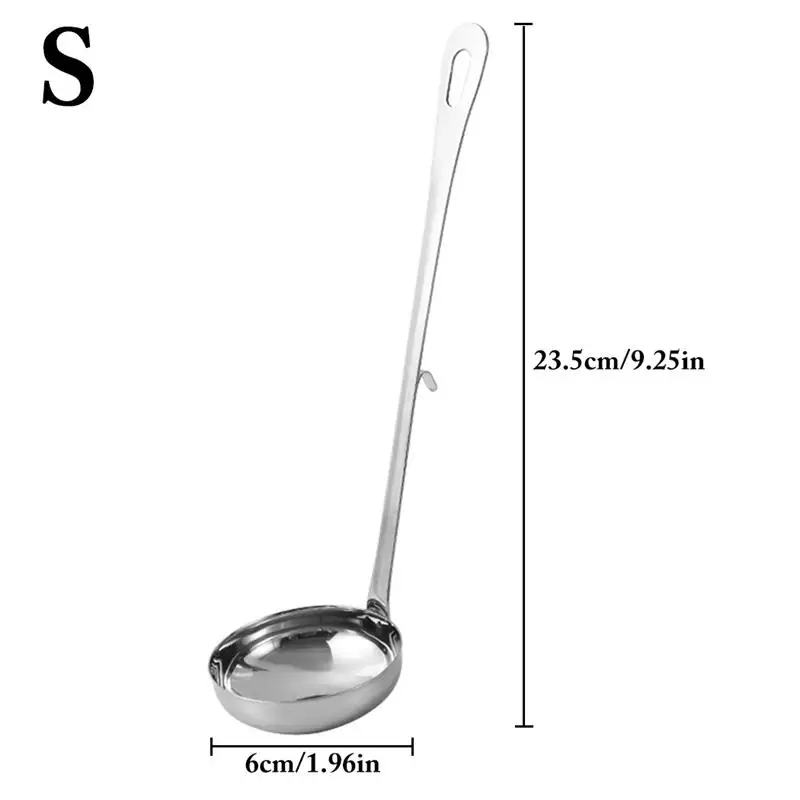 Stainless Steel Kitchen Ladle Creative Slotted Ladle Spoon Soup For Home cocina Baking Cookware Gadgets Spoon
