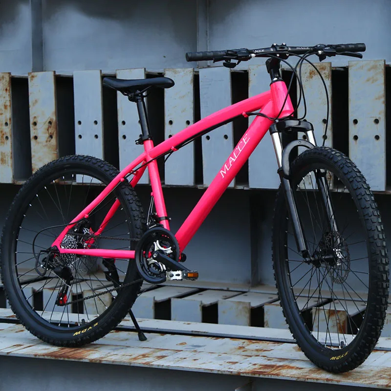 Mountain Bike Bicycle 21/24/27 Speed Double Disc Brake 2426 Inch Male And Female Students One-Wheel Variable Speed Bicycle