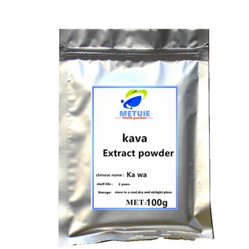 

High Quality Organic Kava root Herbal Extract Powder Stress-related Anxiety 100% Pure Natural Kava enhance memory free shipping.