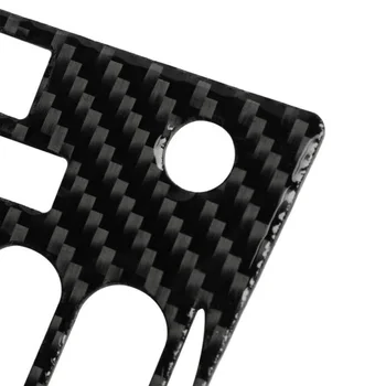 

Carbon Fiber Black CD Panel Trim Console Sticker Cover Parts Car Auto Interior