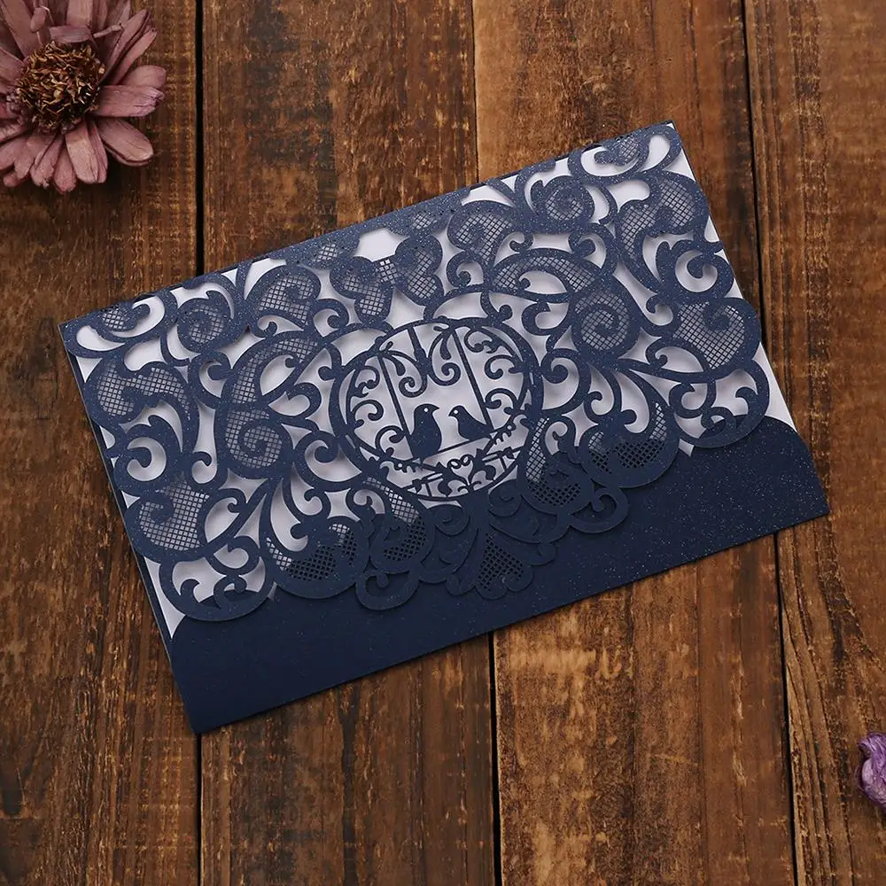  20pcs Invitation Cards Set Invitation Holders Inner Sheet for Wedding Birthday Party Anniversary Pa - 4000063560184