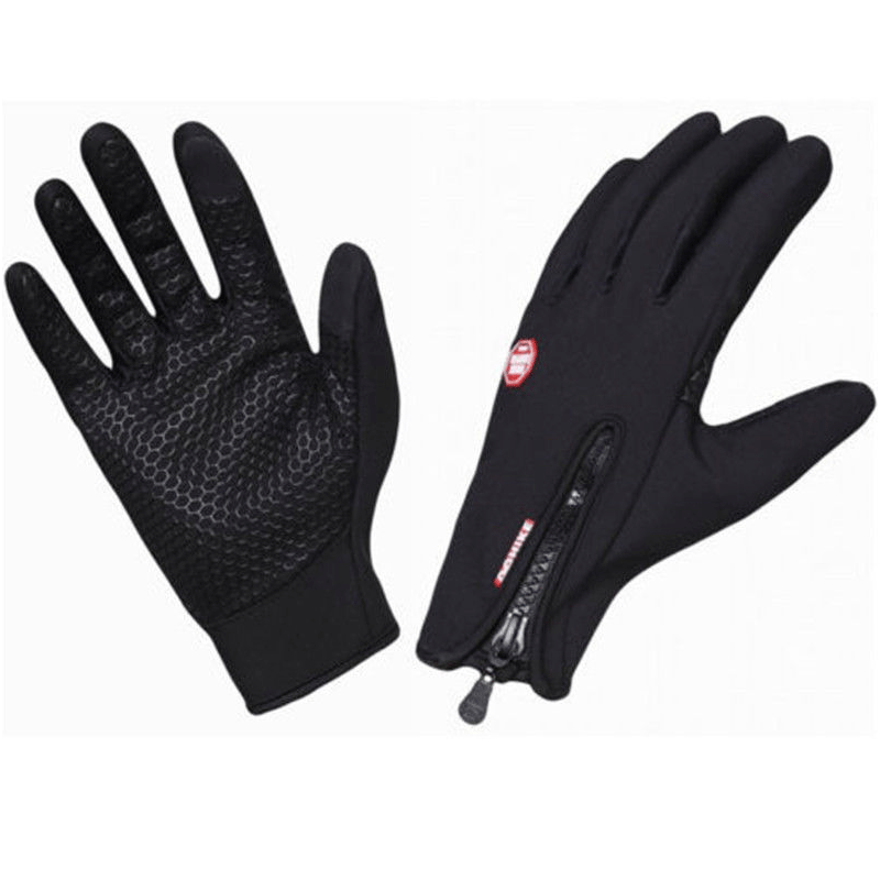 Новые модные перчатки с сенсорным экраном мужские зимний теплый непродуваемый перчатки классические уличные спортивные лыжные водонепроницаемые перчатки