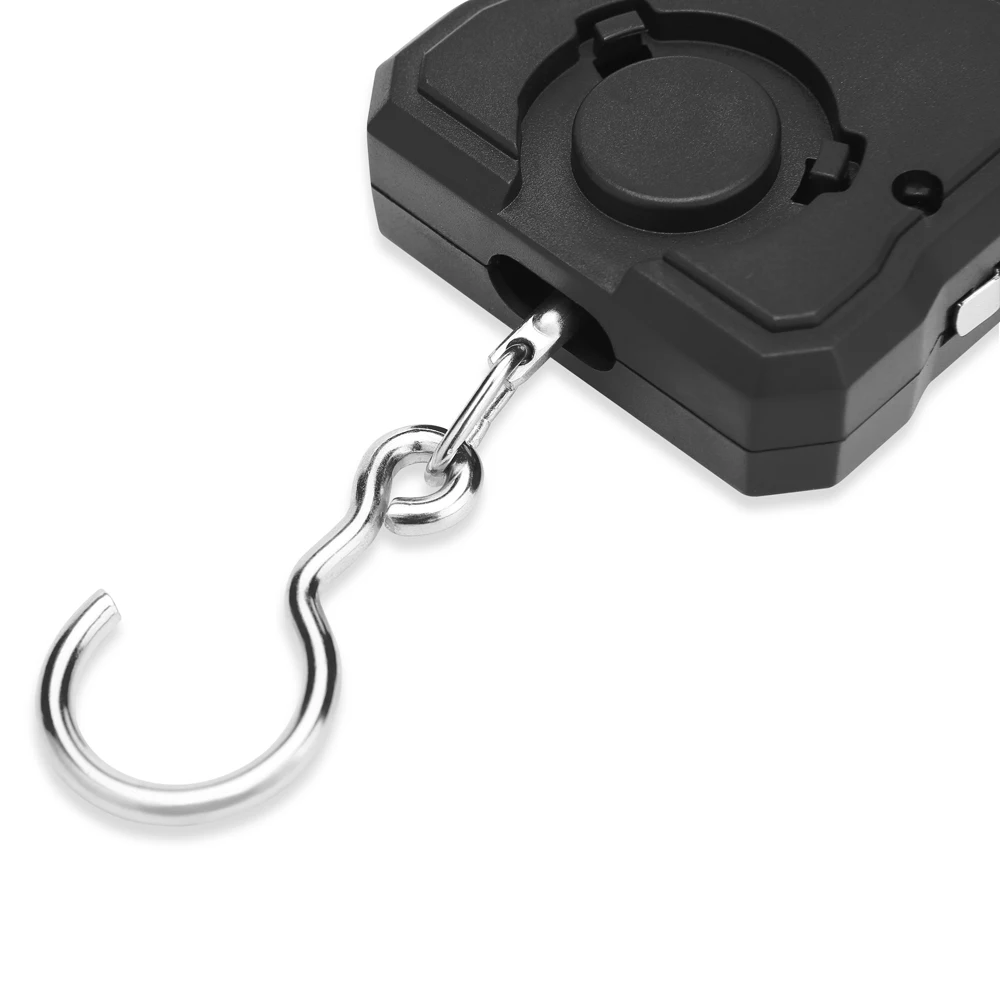 75Kg/10g Digitale Elektronische Backlight Weegschaal PortableFishing Post Opknoping Haak Schaal Met Meetlint