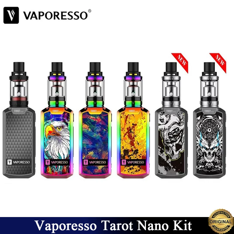 

Original Vaporesso Tarot Nano TC Kit With 80W Tarot Nano Box MOD 2ml VECO Tank 2500mAh Built-in Battery E-Cigarette Vape Vaping
