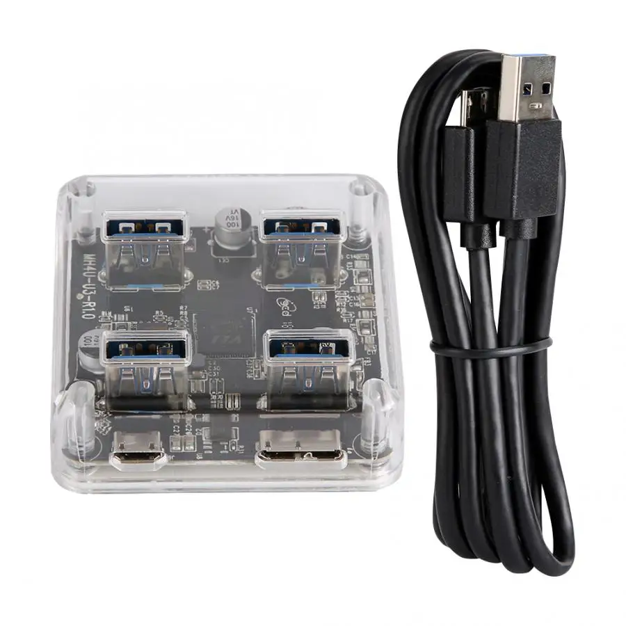 Orico MH4U-U3-10 USB док-станция для 3,0 4-в-1 концентратор Интерфейс конвертер компьютер линия удлинитель USB 3,0 концентратор
