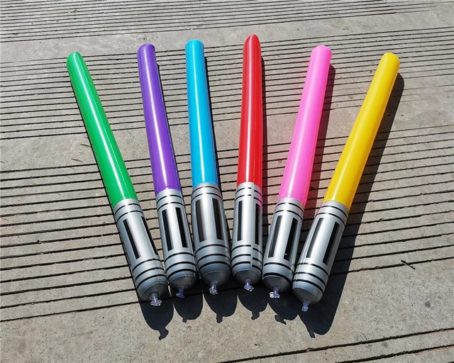 Inflatable Light saber Sword Toys boys for Star Fans Children Soft Stick War Game Birthdays Party Props Gifts 4