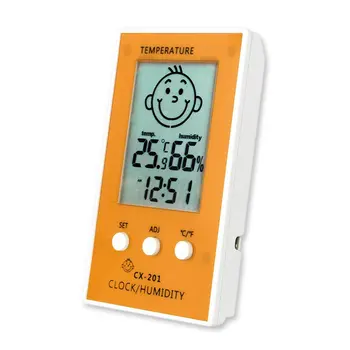 

CX-201 Electronic Thermometer Hygrometer Weather Station Digital Indoor Outdoor LCD Screen Temperature Humidity Monitor Meter