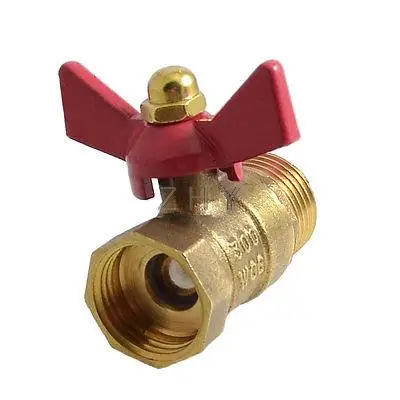 1/" PT штыревой К гнездовой резьбе полный порт водный газовый регулятор шаровой клапан