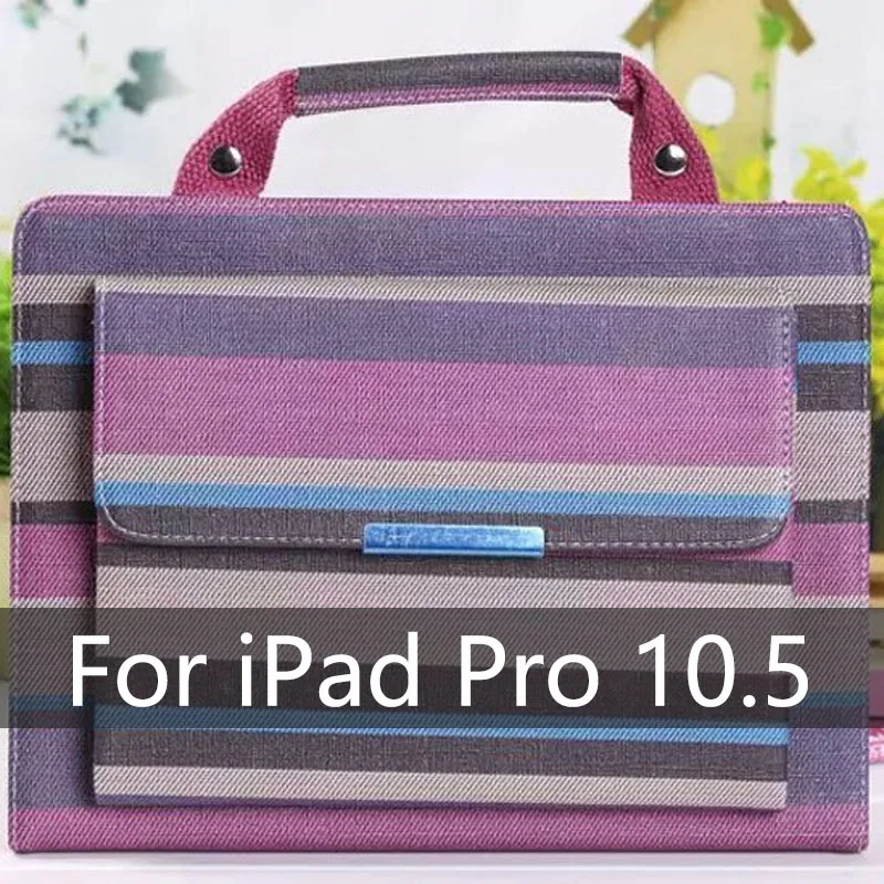 Коричневый Для iPad Pro 9,7 Pro 10,5 чехол для планшета кожаный чехол Портфель откидная подставка чехол кошелек Сумочка для Apple iPad Pro 12,9 умный чехол - Цвет: Коричневый