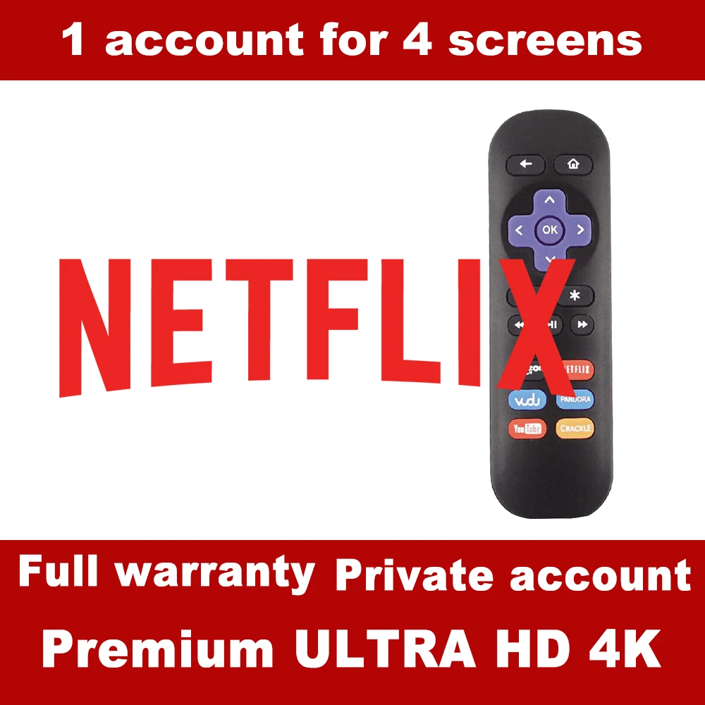 

Remote Control For LG ROKU TV Box Support Netflix Amazon prime Video Sling Spotify