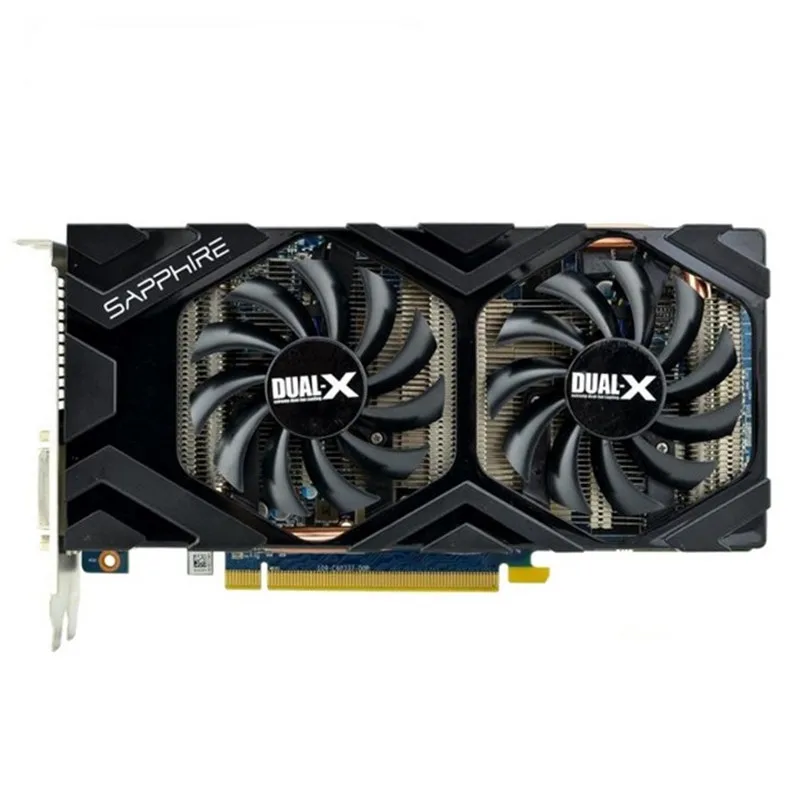 Original SAPPHIRE R9 270 2GB Video Cards GPU AMD Radeon R9270 2GB 256Bit Graphics Cards Desktop PC Computer Game Map Videocard video card for gaming pc