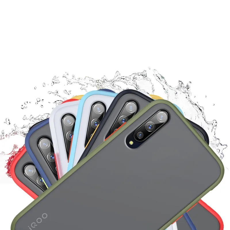 Силиконовый чехол для VIVO Y15 Y12 Y17 Y95 Y93 обмена цветами Независимая кнопка |