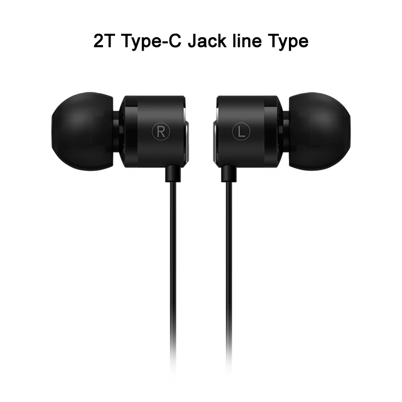2T Black Оригинальные OnePlus type-C наушники-пули OnePlus пули 2T наушники-вкладыши с дистанционным микрофоном для Oneplus 6T мобильный телефон - Цвет: 2T Black