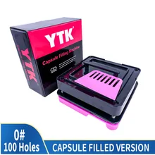 100 отверстие 0# тип наполнения капсулы пластины капсулы машина для наполнения ABS пластика машина для наполнения руководство наполнения капсулы пластины