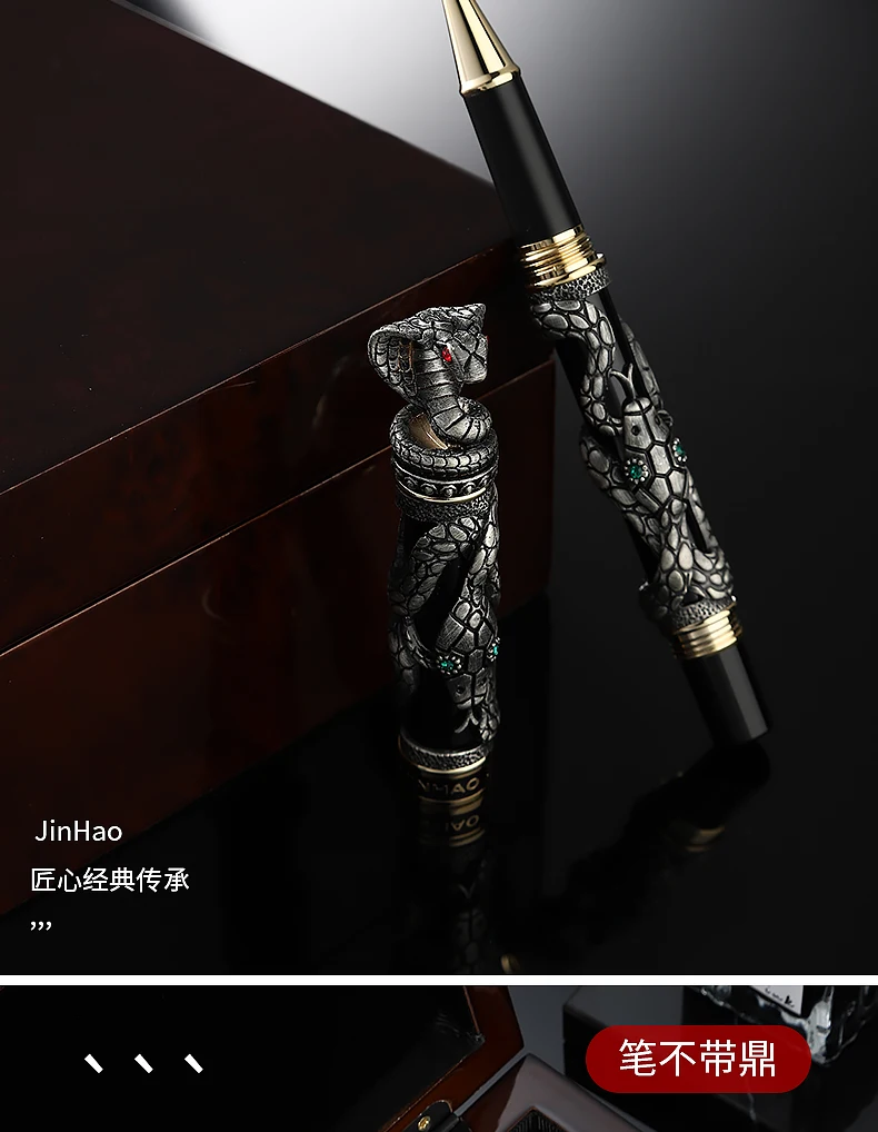 caneta 0.7mm nib novidade cobra 3d padrão