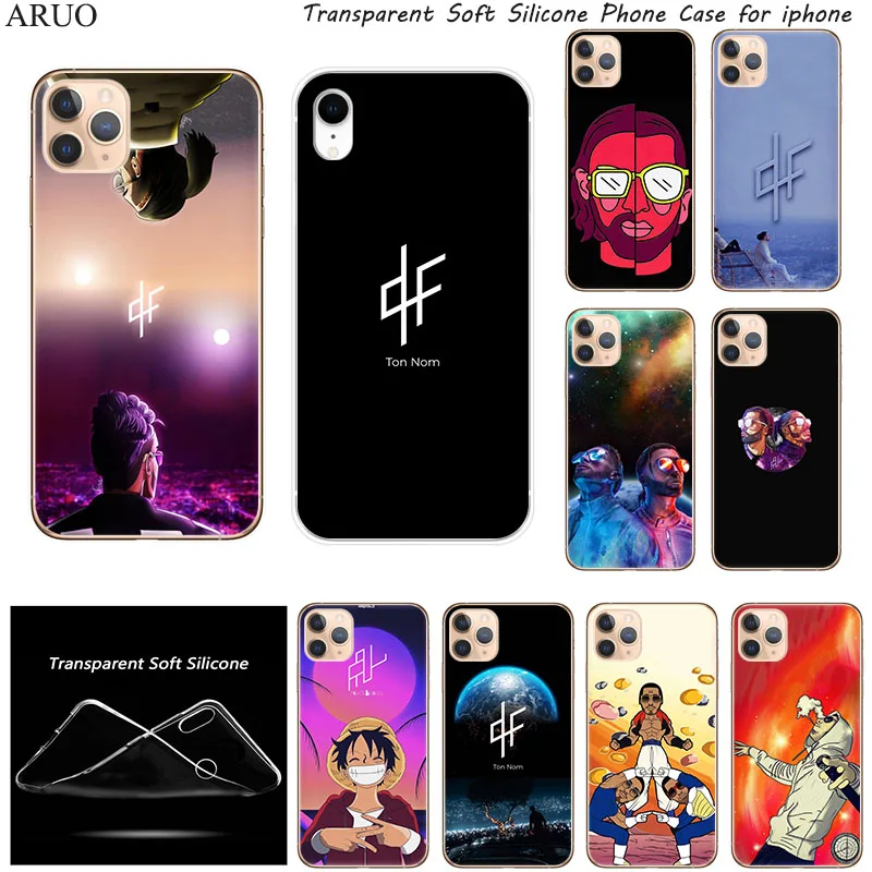 Чехол для телефона PNL French Rapper Apple iPhone 12 mini 11 Pro Max X XR XS MAX 6 7 8 Plus 5 SE2020 прозрачная