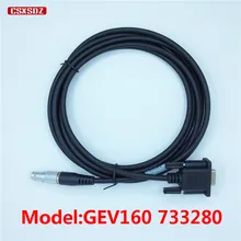 Leica gps загрузки данных кабель GEV160(733280), кабель для передачи данных, подключается GX усилительный насос/GRX1200 к ПК(9-контактный разъем RS232 серийный