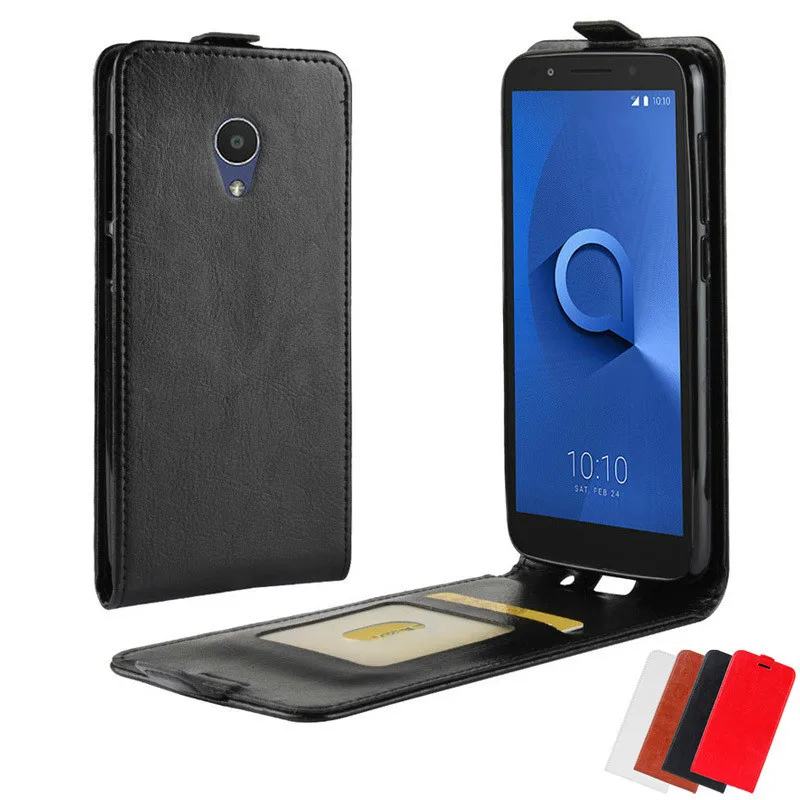 Для Alcatel Работает с любым оператором 1X 1C 1 7 флип чехол Кожаный для X C 5059 5059D 5009A 5009D