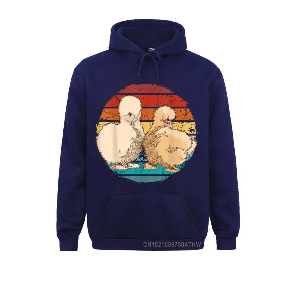 Vintage Silkies chicken Cute twin fluff-balls Silky breed T-Shirt__5259 Funny Thanksgiving Day Men Hoodies Sportswears Company Long Sleeve Sweatshirts Vintage Silkies chicken Cute twin fluff-balls Silky breed T-Shirt__5259navy