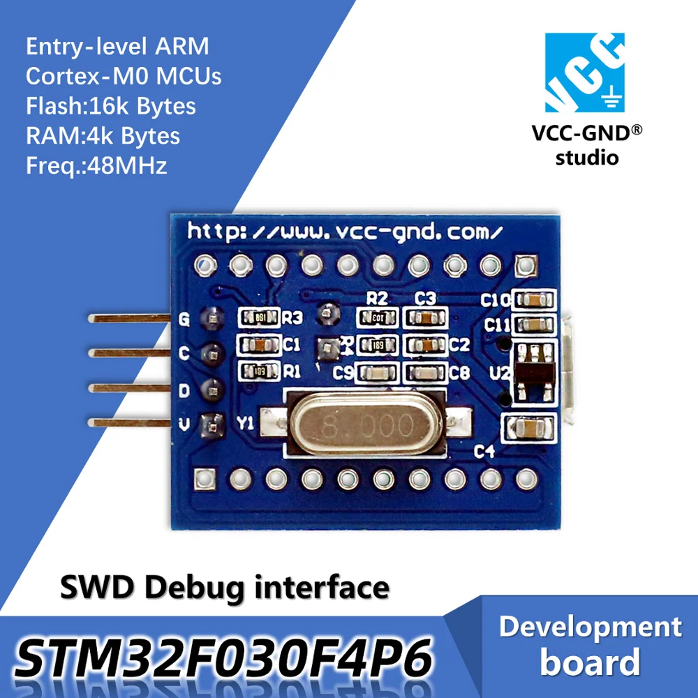 STM32F030F4P6 STM32F030 030F4 STM32F0 core dev board demo Minimum System Development Board Module ARM Cortex M0