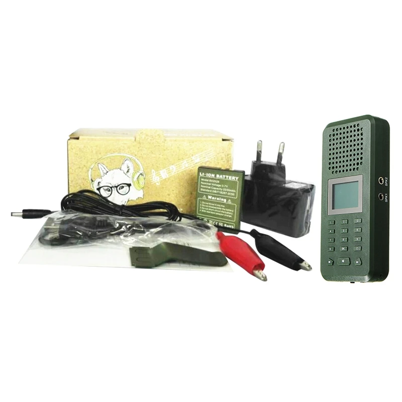 

20W 126DB Loud Speaker Bird Caller Mp3 Hunting Decoy Build in 150 Bird Voices Rechargeable Battery Goose Duck Sounds EU Plug