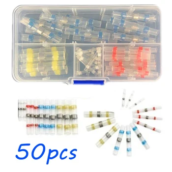 

Heat shrinkable tube solder ring insulation sleeve wire protective cover waterproof terminal hot melt shrinkage free crimping