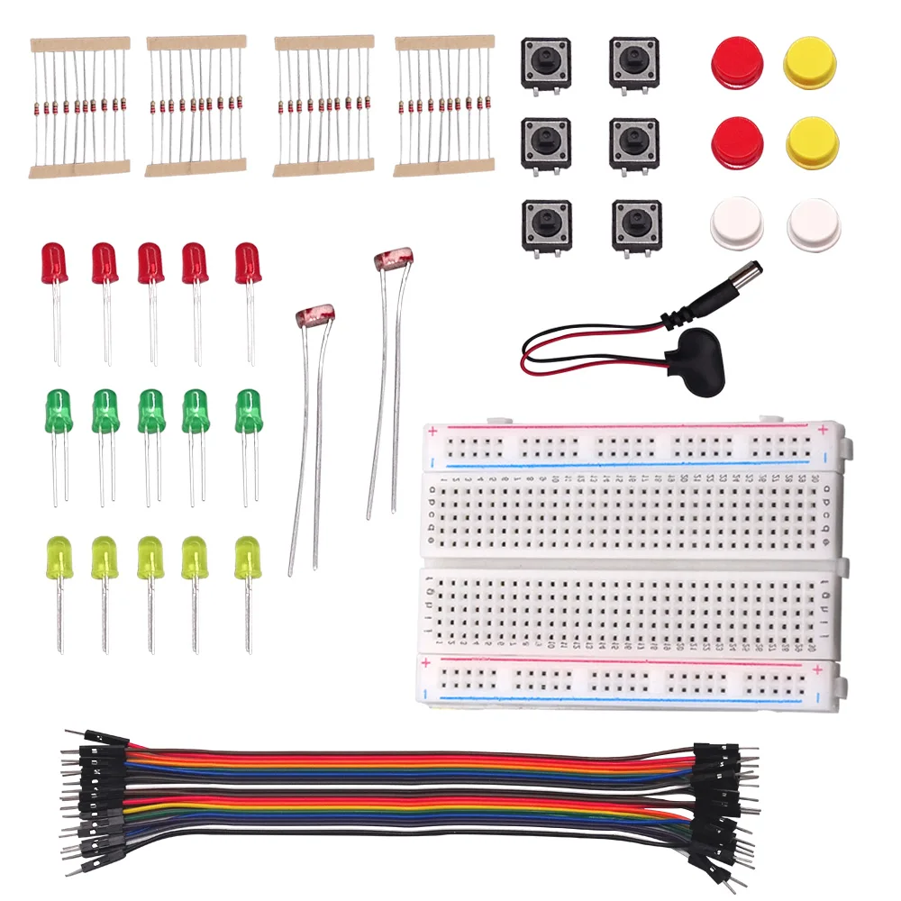 Starter Kit Electronic Parts W/LED Jumper Wire Breadboard 11 Project For Arduino 