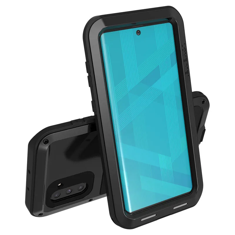

for Note10+ Case LOVE MEI Heavy Duty Powerful Cover For Samsung Galaxy Note10 Case Mobile Phone cases Note 10 Plus