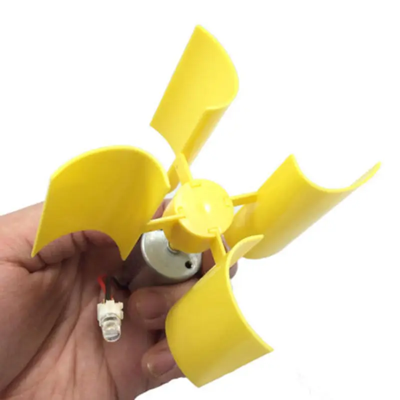 Kit De Bricolage Générateur De Vent Vertical Petit Moteur Lames De