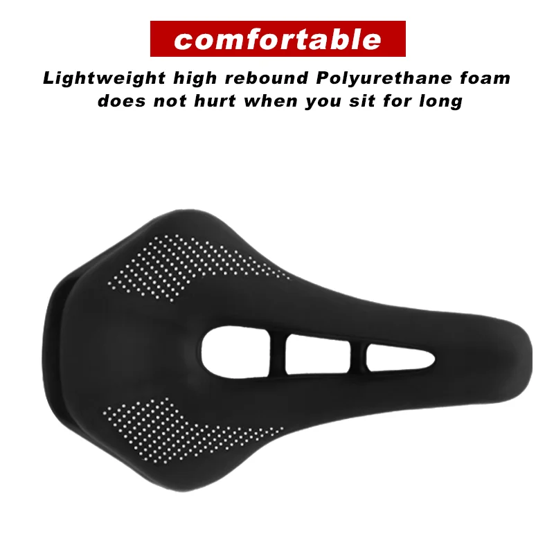Bicycle Saddle Seat Road Steel Rails Mountain Bike Cushion For Men