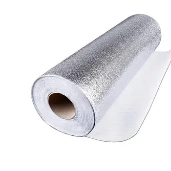 

Oil-Proof Stickers Moisture-Proof Self-Adhesive Kitchen Cabinet Pad Stickers 5M Aluminum Foil Wallpaper Kitchen Waterproof