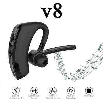 

2020 new V8 Bluetooth headset with microphone, the best hands-free headset for driving PK i7S V9 i11 i12 i14 Tws PRO