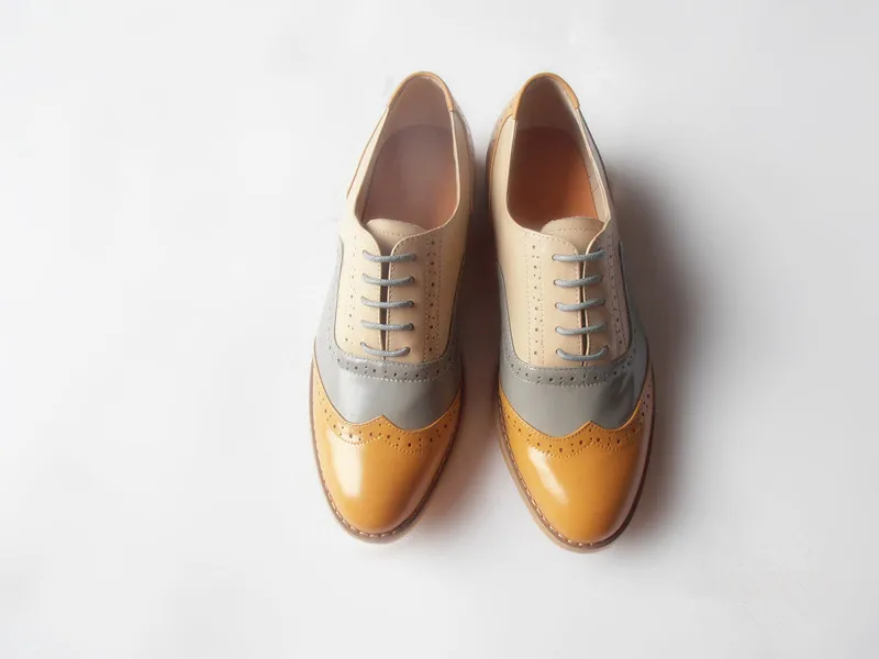 

Brock with handmade shoes beef tendon mosaic banquet retro couple shoes
