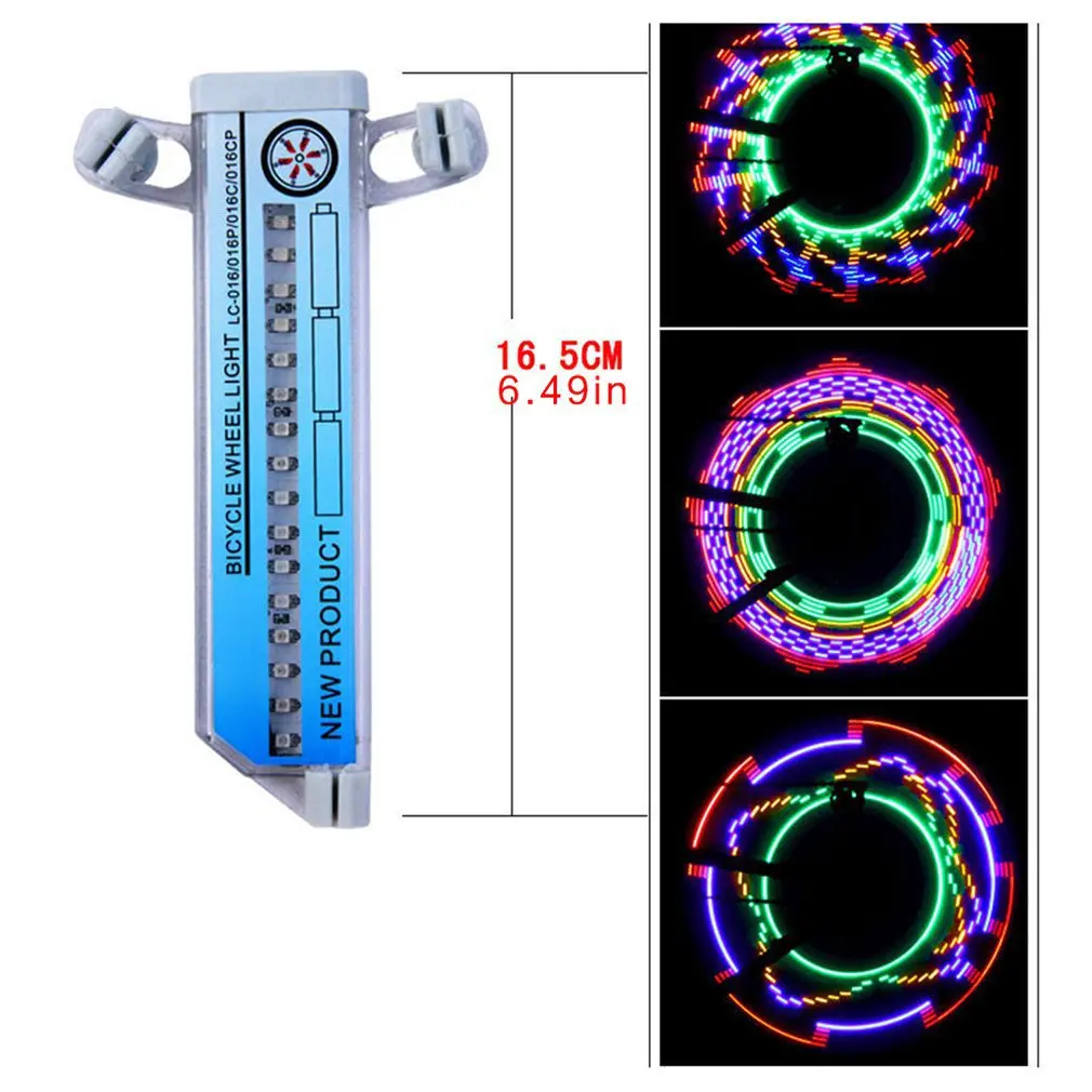 Bike Accessories 3D Bicycle Spoke LED Lights Illuminate the Streets Fancy LED Colorful Bike Wheels Light bicycle parts bike accessories
