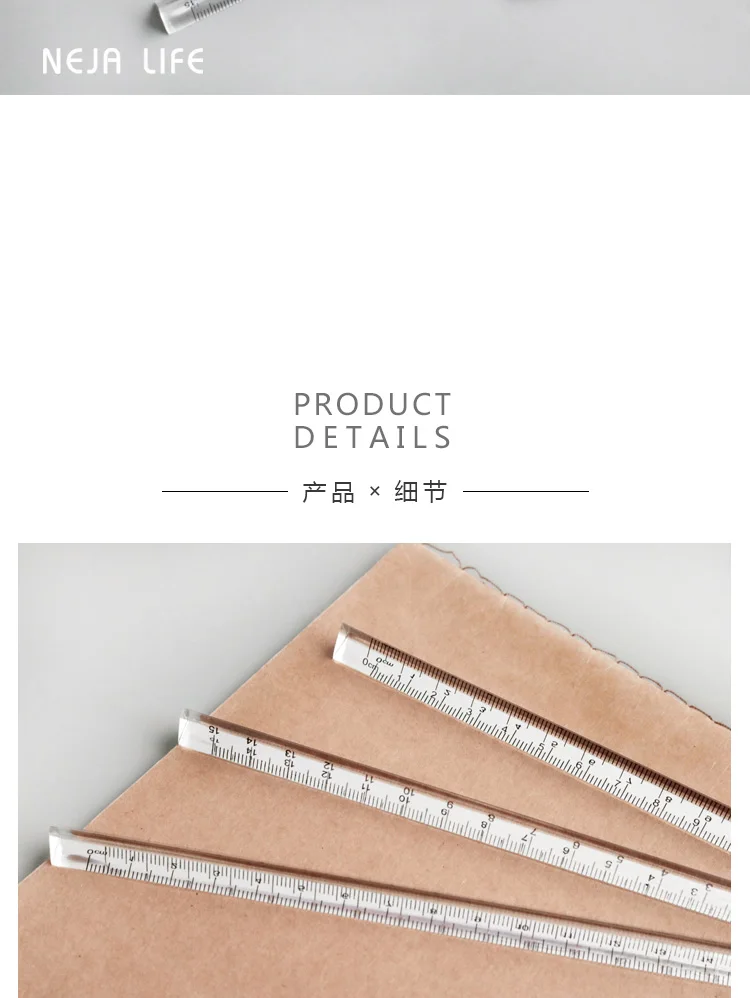 1PC Transparent Triangle Ruler Stationery School Supplies 4 H22b80fc6285840a0a86a12fe55e1e947q