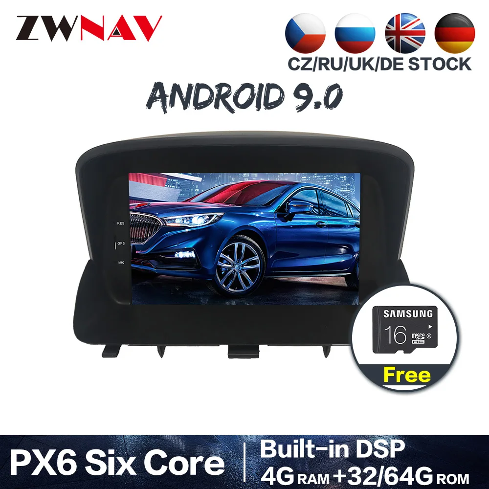 PX6 DSP Android 9,0 4+ 64G с DSP ips RDS автомобильный радиоприемник с навигацией GPS dvd-плеер для Opel VAUXHALL MOKKA 2012- стерео карта