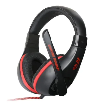 

SALAR KX102 3.5mm Wired Earphone Gaming Headset PC Gamer Stereo Headphone with Microphone for Computer