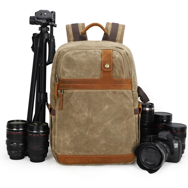 BESTMultifunctional Batik брезентовый Рюкзак для камеры Dslr сумка для камеры водонепроницаемая сумка для путешествий большой емкости сумка для фотосъемки для Ca