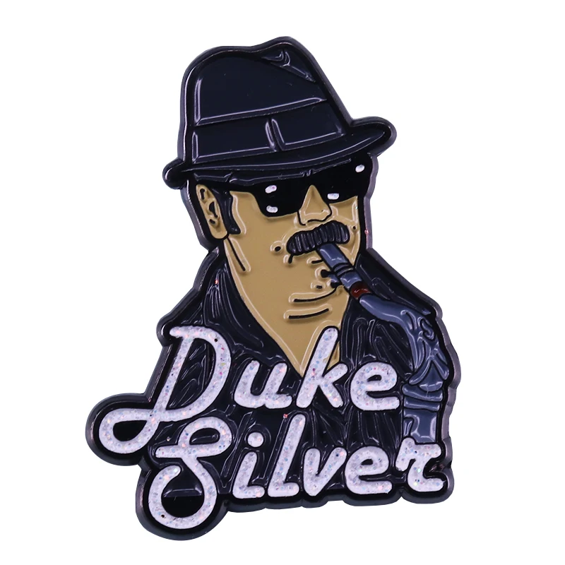 Рон Swanson Duke Silver's jazz лацкан пин-парки и отдых fandom художественное дополнение