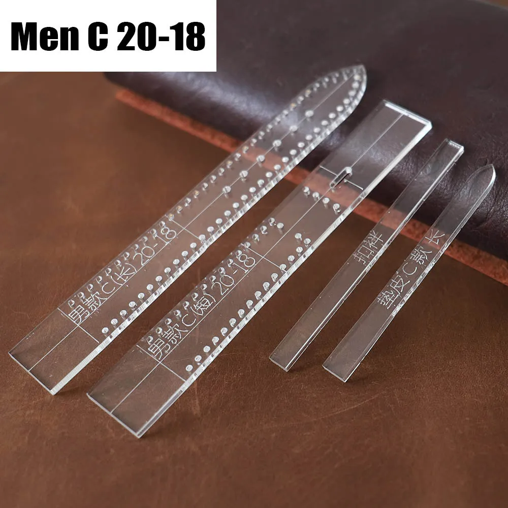 Transparent Acrylic Watch Strap Template - Leather Craft Tool