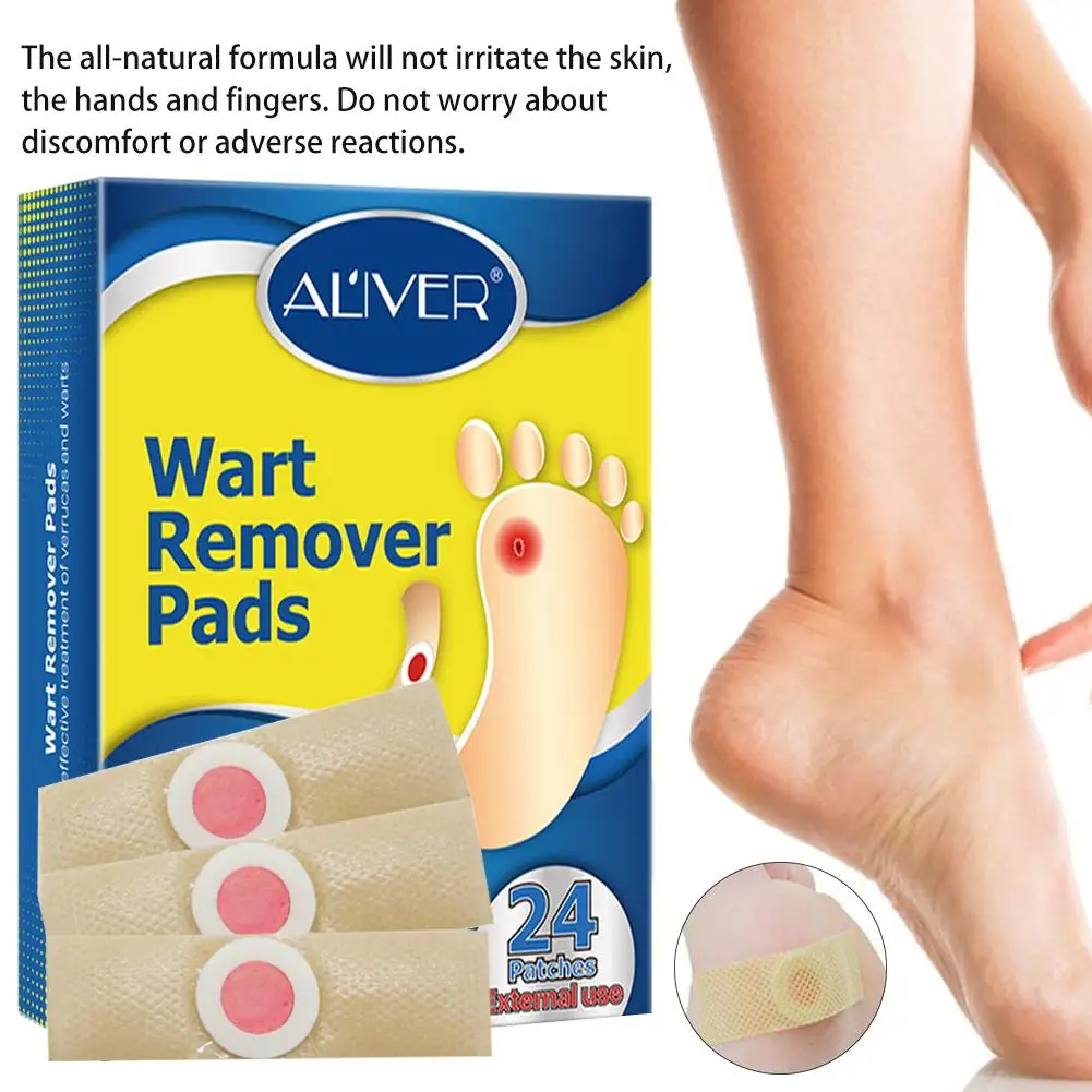 

24PCS Foot Patch Corn Remover Plaster Foot Massage Waterproof Patch for Corn Removal Care Feet Sticker