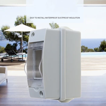 

Household Illumination Electrical Distribution Waterproof IP65 with Transparent Cover Junction Wire Box Accessories for Bathroom