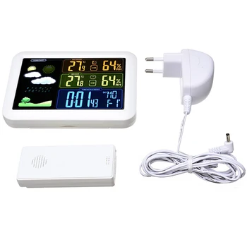 

LCD Wireless Weather Station Outdoor Indoor Sensor Thermometer Barometer Temperature Analysis Instruments