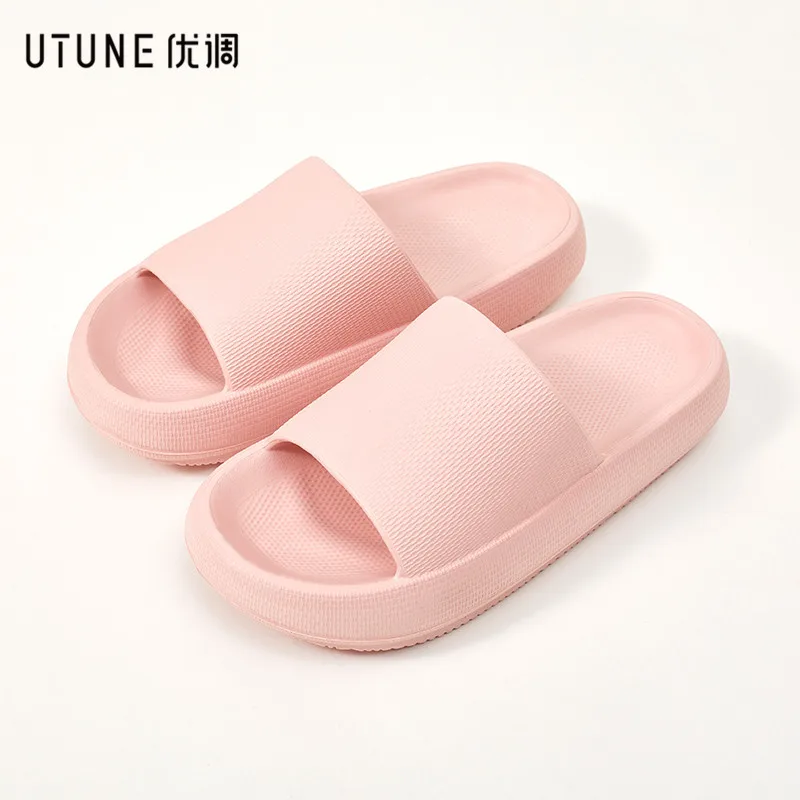 Utune Women's Cloud Slide Sandals - Soft Thick Sole, Open Toe, Non-Slip For Indoor & Outdoor