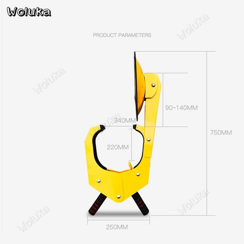 Car Tire Lock Suction Cup-type Car Wheel Lock Anti-pry Anti-breaking Thick Bearing Universal Upgraded Double Locking CD50 Q01