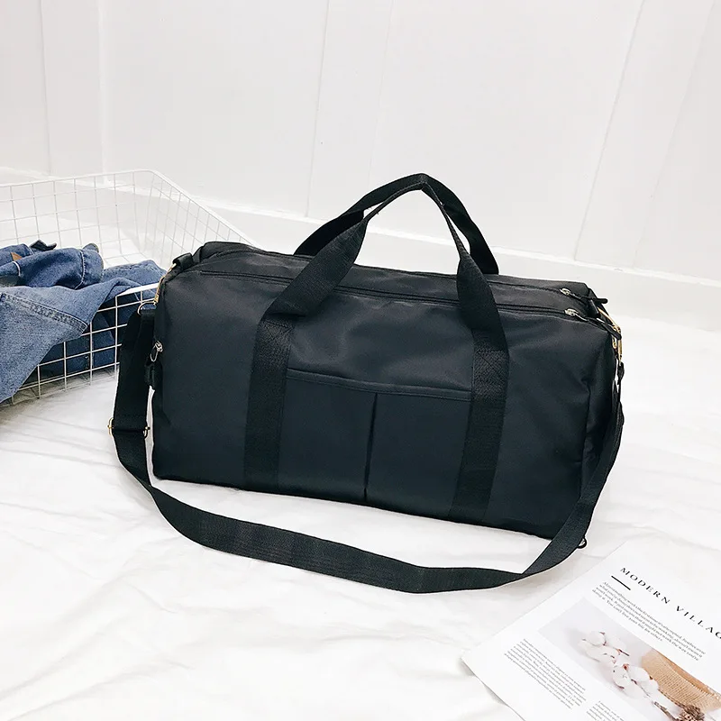 Bag Спортивная сумка нейлоновая уличная водостойкая сумка для спортзала Мужская Женская тренировочная фитнес дорожная сумка для йоги спортивные сумки с обувью Compart men t - Цвет: Bag