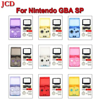 

Transparent Clear white Green purple black Red GITD Luminous For GameBoy Advance SP Shell For GBA SP console Housing Case Cover